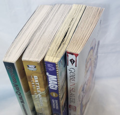 LOT of 4 Random Manga Book Lot – Goblin Slayer, Magi, Battle Angel , Sword Art..