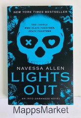 SIGNED IN PERSON Lights Out (Into Darkness #1) by Navessa Allen (2024, Trade PB)