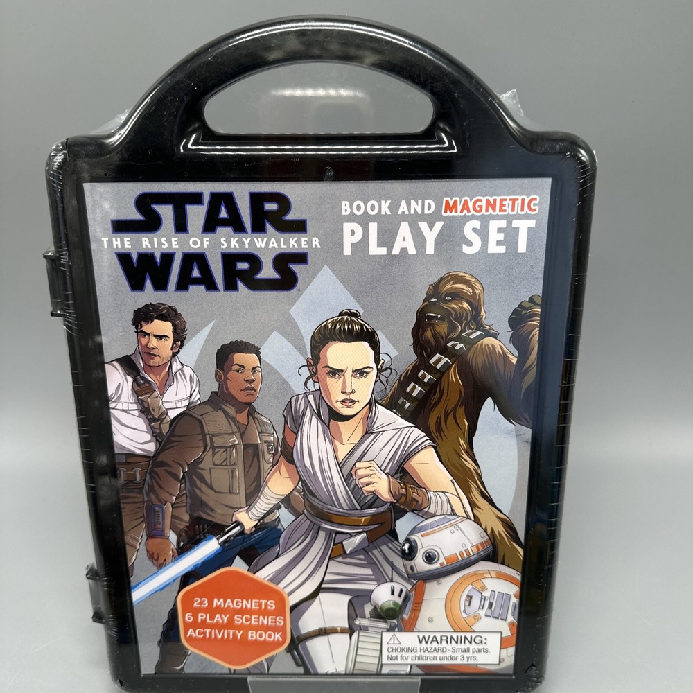 Star Wars: The Rise Of Skywalker Book and Magnetic Play Set New Sealed