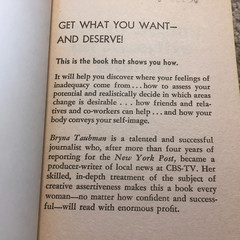 How To Become An Assertive Woman Bryna Taubman 1976 Pocket Books Self Help Book