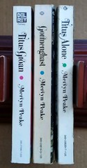 Mervyn Peake, GORMENGHAST TRILOGY 3 Vol Del Rey-Ballantine Mass Paperbacks 1970s