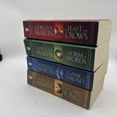 GEORGE MARTIN LOT of 4 BOOKS PAPERBACK #1-4 A song of Fire and Ice