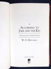 W. O. MITCHELL Collection of New Stories 1989 1st edition 280 pages HCDJ Unread