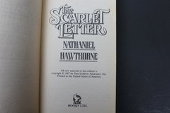 The Scarlet Letter Nathaniel Hawthorne 1987 Edition Classic American Lit Adde PB