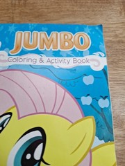 My Little Pony Jumbo Coloring And Activity Book Unused 2014 Hasbro bendon Inc