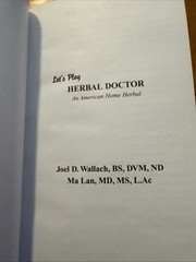 Lets Play Herbal Doctor by Joel Wallach & Ma Lan 2001, PB American Home Herbal