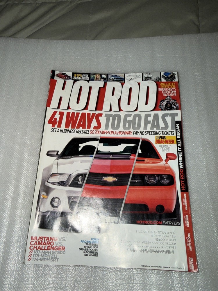 HOT ROD/Feb/2014/41 Ways To Go Fast /Set A Guinness Record/ Plus Drag Week /F18A
