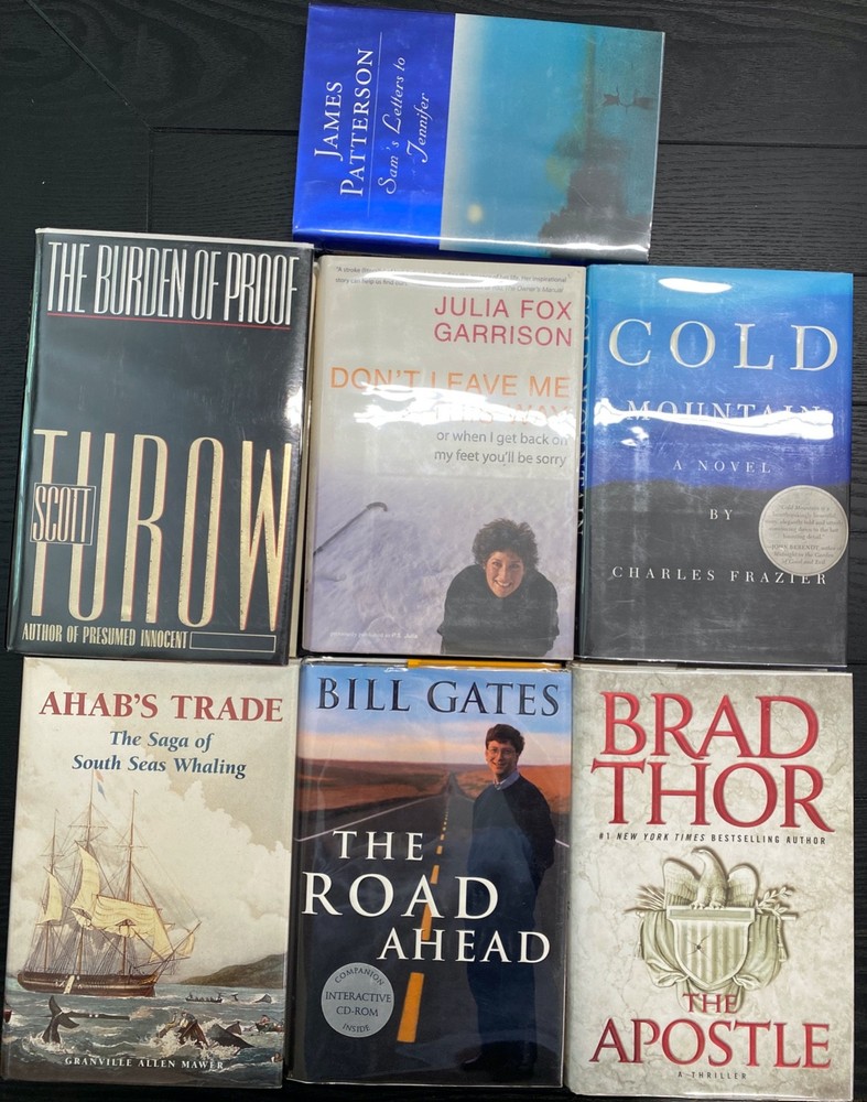 Box of Books 7 hardcover excellent condition well maintained Collector built