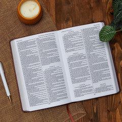 KJV Holy Bible: Gift and Award, Purple Leather-Look, Red Letter, Comfort Print: