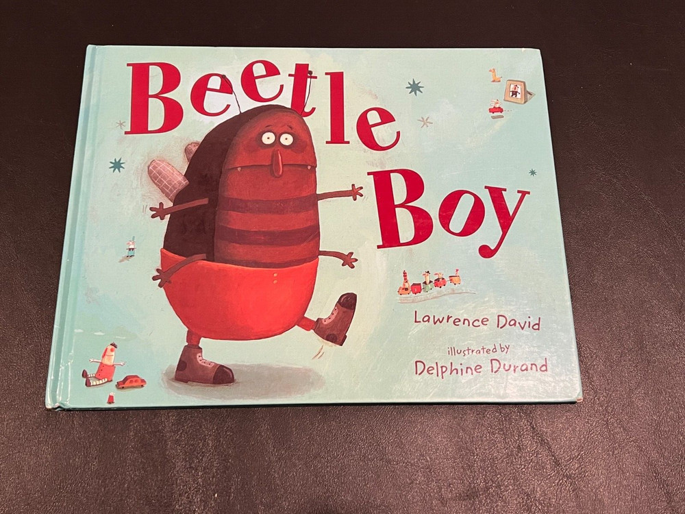 Beetle Boy Hardcover Book Hand Signed By: Lawrence David