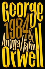 Animal Farm and 1984 Nineteen Eighty-Four by George Orwell (English) Paperback B