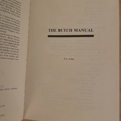 THE BUTCH MANUAL – CLARK HENLEY – VERY RARE VINTAGE FIRST EDTION COPY PB -VG