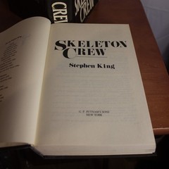 Skeleton Crew — Stephen King — 1985 Putnam First Edition Hardcover — DJ Damage,