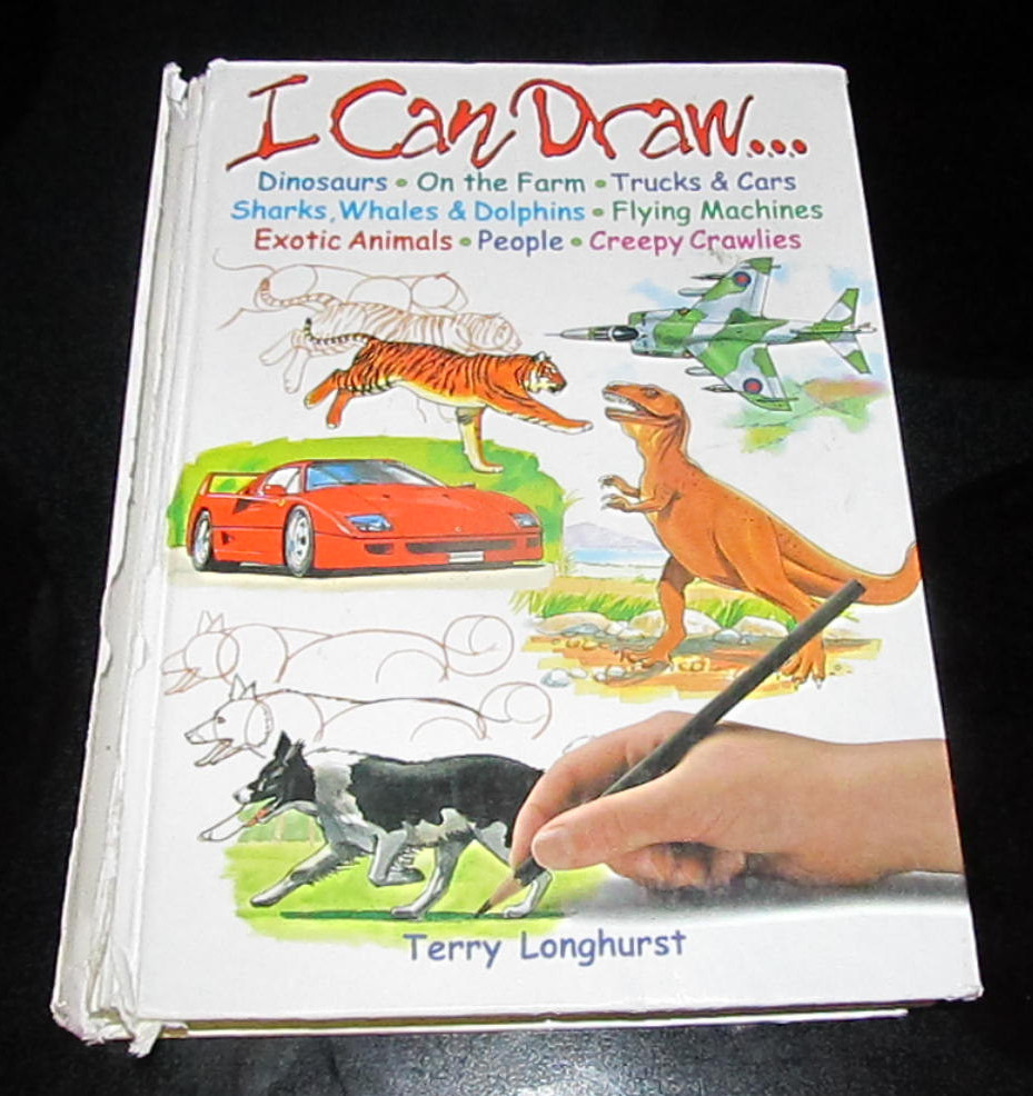 Terry Longhurst „I Can Draw..” Youth Young Adult Book Art Artwork Animals People