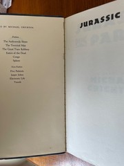 Jurassic Park, Michael Crichton (1990, HC) First Trade Edition First Printing