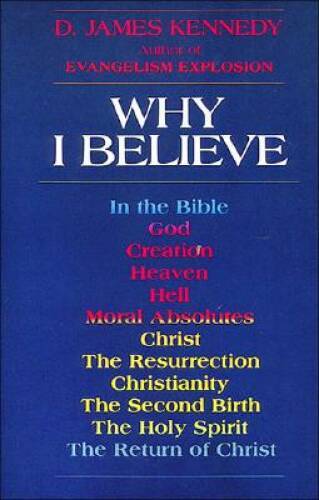 Why I Believe – Paperback By Kennedy, D James – GOOD