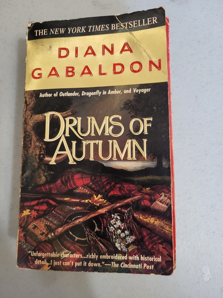 DRUMS OF AUTUMN ~ Diana Gabaldon SIGNED PB 1997 1st printing