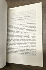 (in French & German) Sur la terre comme en enfer by Thomas Bernhard (2012/SC) LN