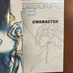 Persona 3 Official Design Works Illustration Game Anime Art Book Illustration