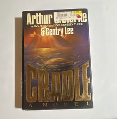 Arthur C. Clarke & Gentry Lee Cradle Hardcover First Ed Dust Jacket Warner 1988