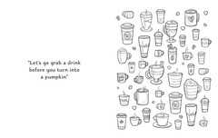 The Pumpkin Spice Café Coloring Book: The official Pumpkin Spice Café coloring b