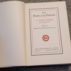 The Poets of the Future by Henry T. Schnittkind – Stratford Co. 1917 HC