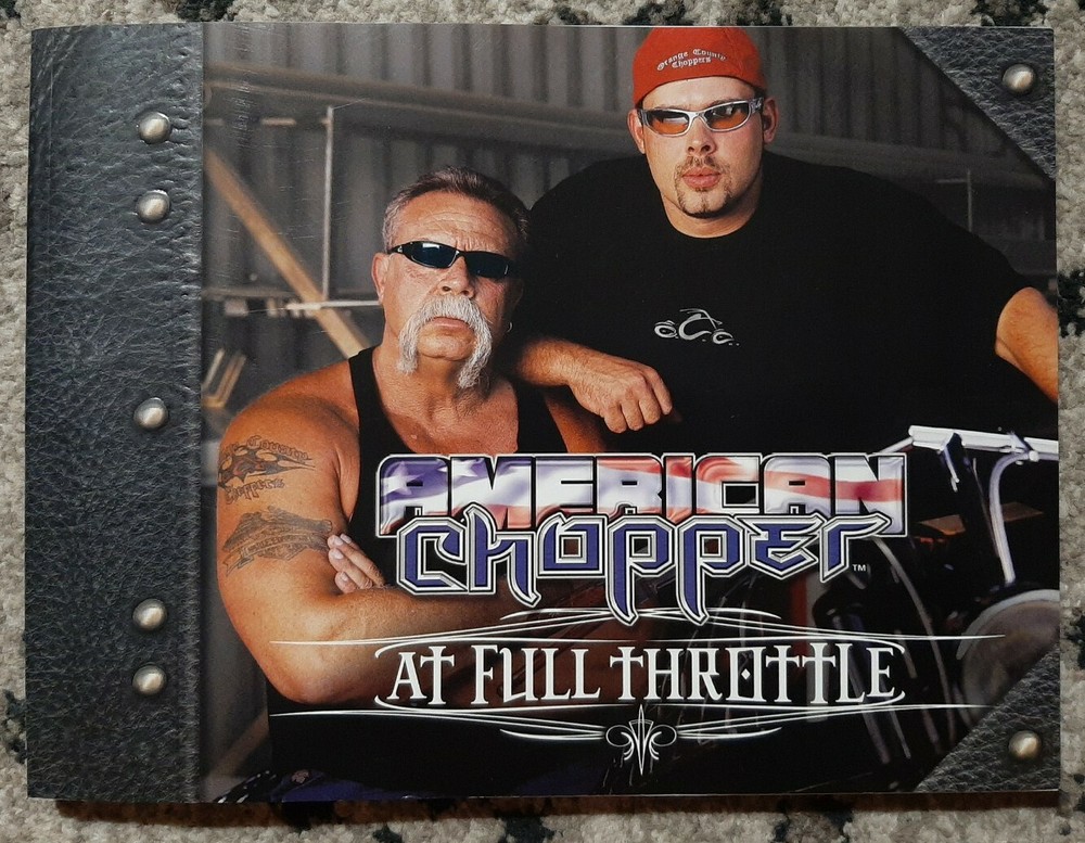 American Chopper at Full Throttle Hardcover Coffee Table Book Larry Erickson