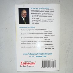 Allen Carr Easy Way to Stop Smoking First US Edition 2011 Trade Paperback