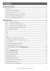 Lowrance LVR 880 VHF Radio Operator Manual Instructions: 76 Pages, Color, Coiled