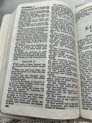 Cambridge KJV Cum Privilegio, White French Morocco Leather. Brevier Text Edition