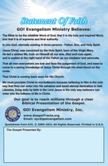 English(KJV) BIBLE Gospel Tracts, Pack of 40 Units in 4 Covers, 12 Pages Each.