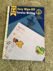 Grades 3-4 Easy Wipe-Off Cursive Writing