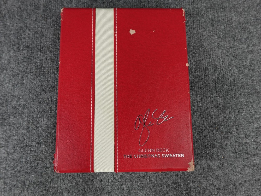 SIGNED Glenn Beck 2008 The Christmas Sweater Hardcover Book True 1st