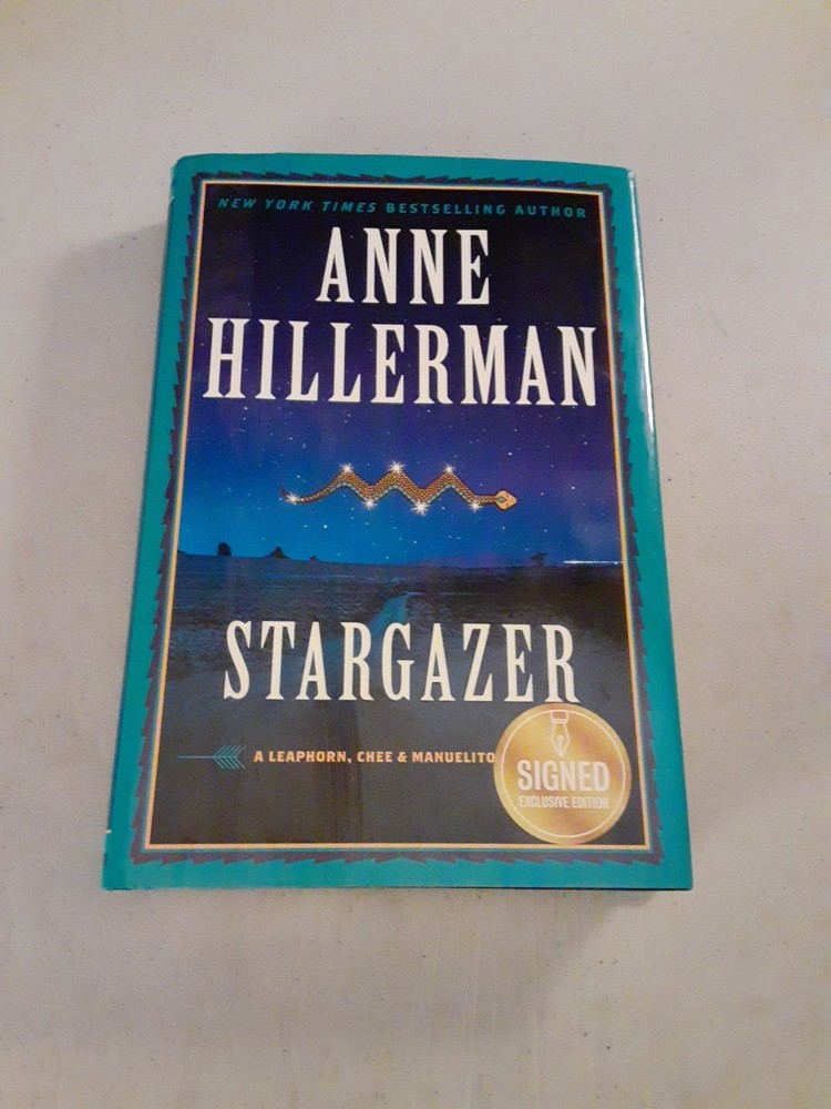 SIGNED Stargazer by Anne Hillerman (2021, Hardcover) 1st, B&N Exclusive, VG