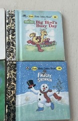 Lot Of 14 – Vintage Mini Little Little Golden Book Miniatures Christmas- Disney