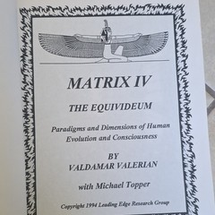Matrix Series by Valdamar Valerian Signed number three Set of 4 Vintage Books
