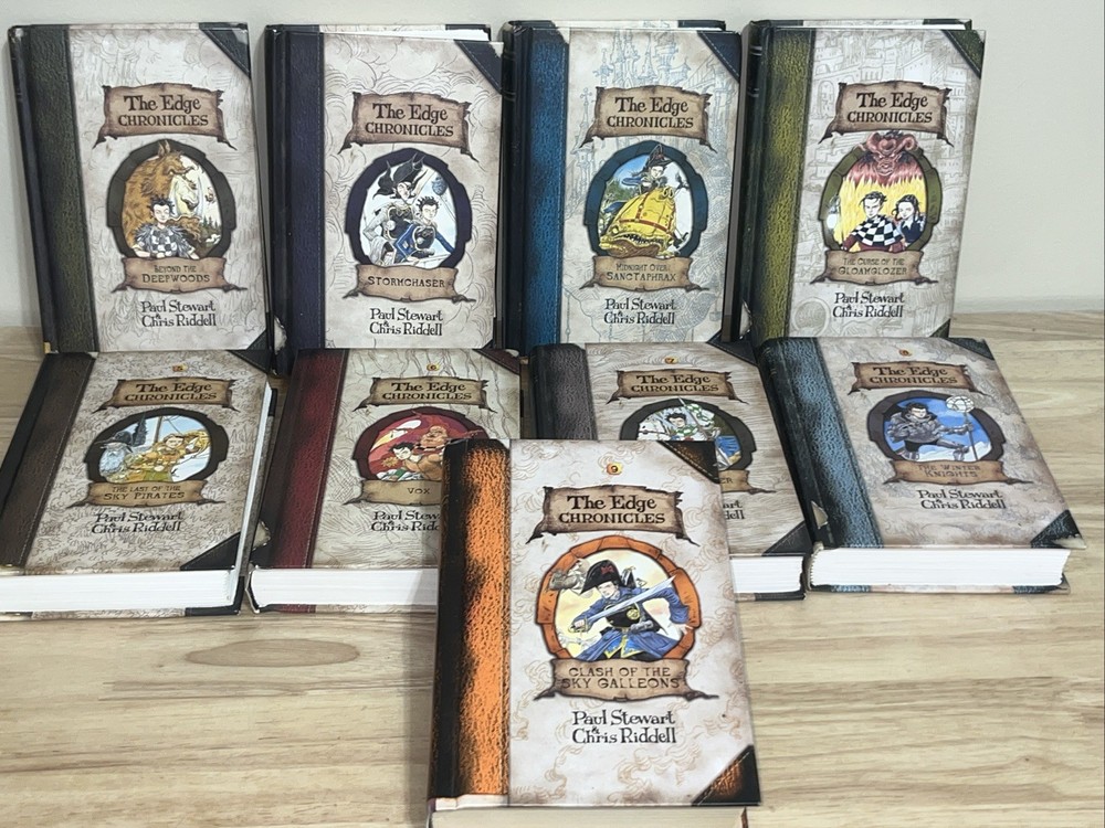 Hardcover Set of The Edge Chronicles 1-9 Paul Stewart Chris Riddell Lot