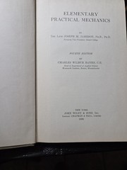 Vintage 1965 Elementary Practical Mechanics Hardcover Fourth Edition