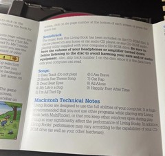 Living Books “Sheila Rae, the Brave” Users Guide CD ROM, 1994 Random House