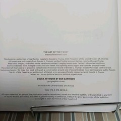 ​The Art of the Tweet Donald Trump Hardcover Book 2021 Ben Garrison Art