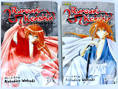 Rurouni Kenshin 3-in-1 Volumes 4, 5, 6, 10, 11, 12 Paperback Books