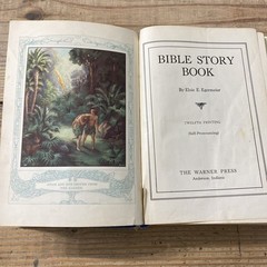 1927 Bible Story Book Elsie Egermeier Warner Press Anderson Vintage Antique