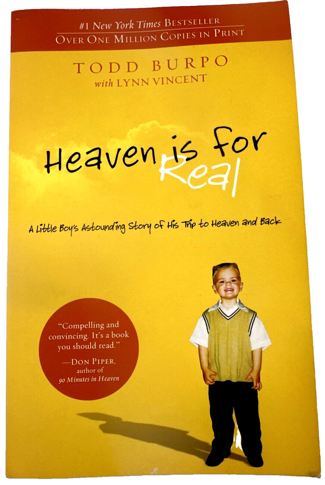Heaven is for Real, Todd Burpo/Lynn Vincent, Paperback, 2010, used (BB1)