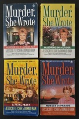 Murder She Wrote Book Lot 14 Paperback Mystery Jessica Fletcher 8 First Printing