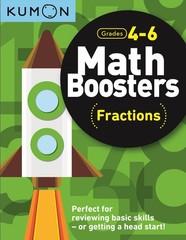 Kumon Math Boosters: Fractions, Grades 4-6, Ages 9-11, 144 pages