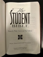 The Student Bible NIV Zondervan (1996, Bonded Leather)