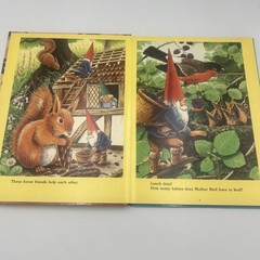 Vintage 1985 A Day in the Forest Board Book Tony Hutchings Forest Friends Gnome