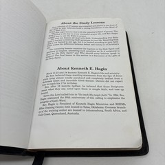 KJV Rhema Study Bible Kenneth Hagin Calfskin Leather King James Red Letter 1985