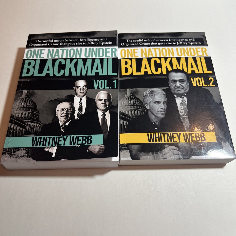 One Nation under Blackmail Set – Vols. 1 & 2 Whitney Webb PB Like new