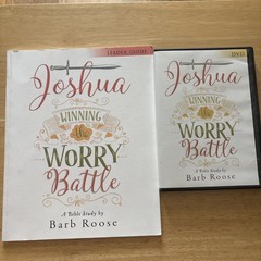 Joshua DVD & Leader Guide Lot by Barb Roose Winning the Worry Battle Study